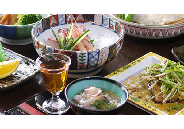 越前のお造り盛り合わせ