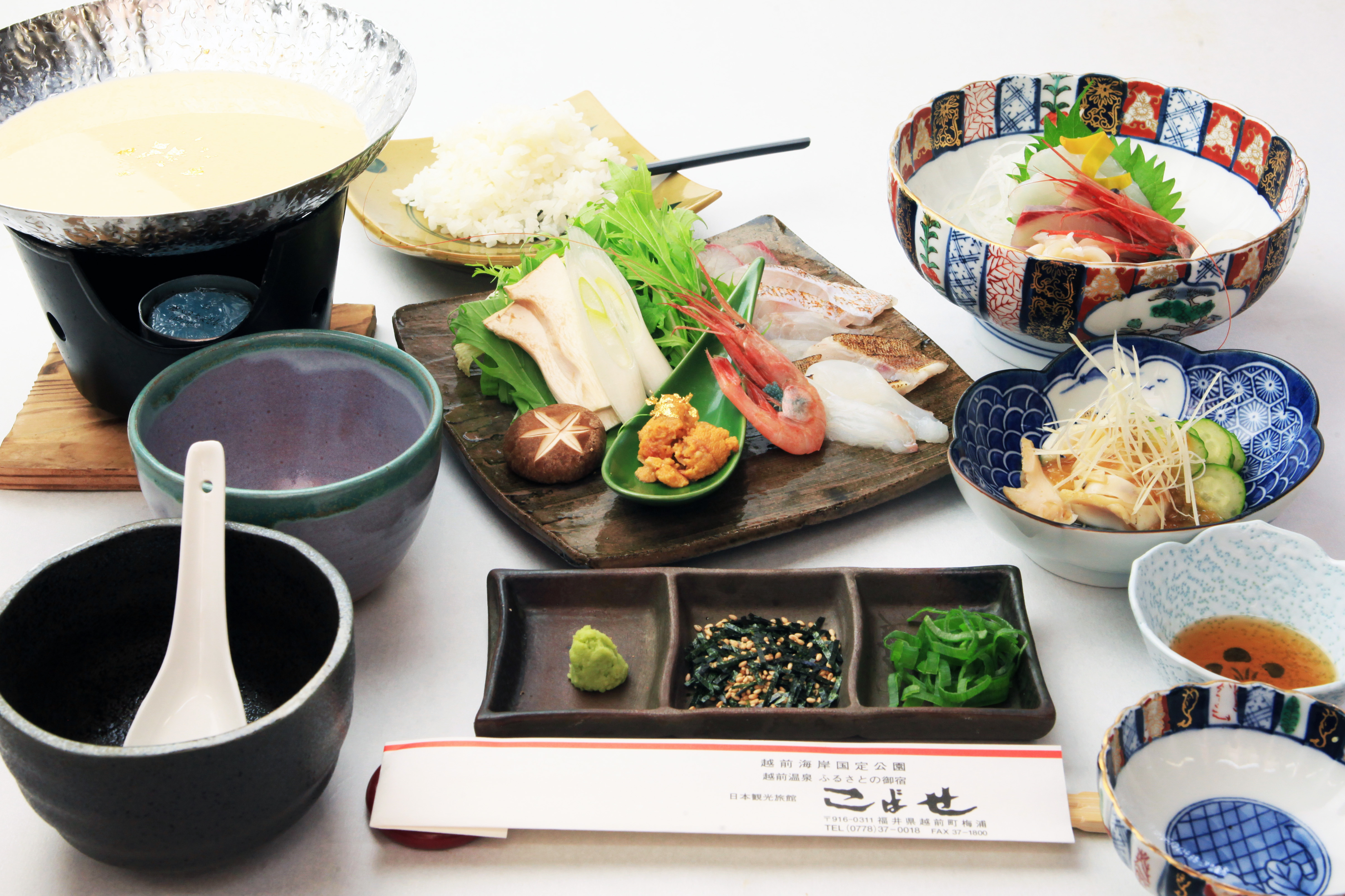 150周年記念プラン ウニしゃぶコース